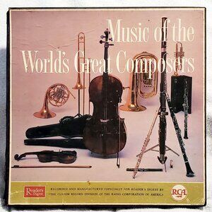 Music of the World's Great Composers- 1959 "Reader's Digest" Complete Box Set